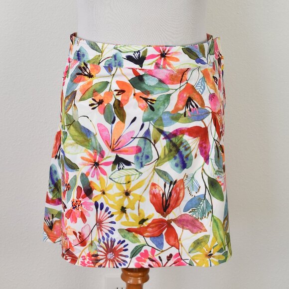 Ripskirt Hawaii Dresses & Skirts - RipSkirt Hawaii Wrap Skirt Wildflower Watercolor - L